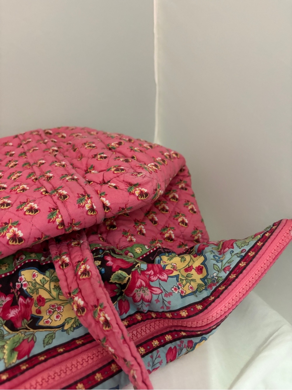 Vera Bradley Paddy tote in Pink Pansey - Picture 4 of 7